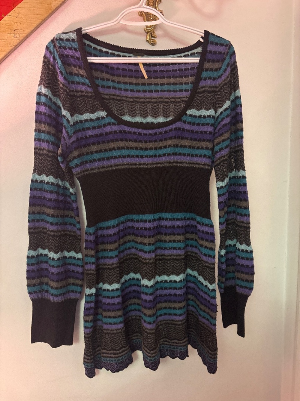 Vintage Y2K Free People sweater dress L